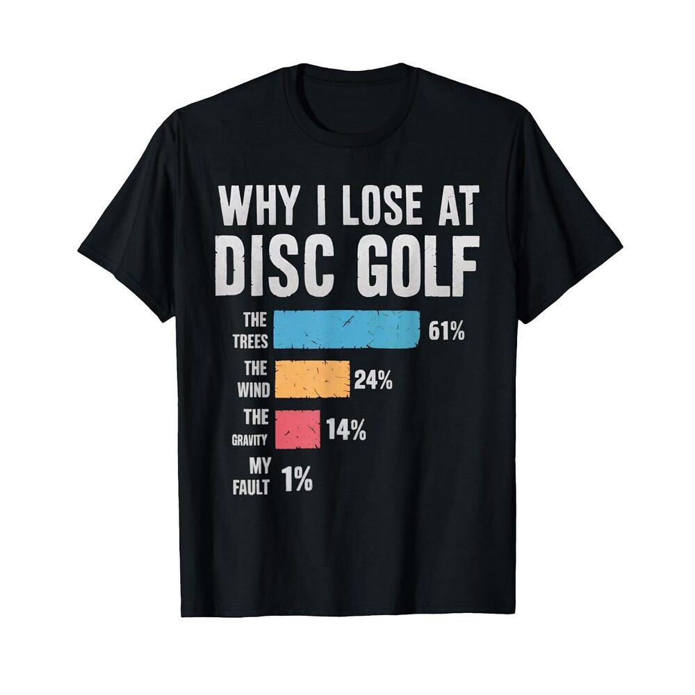 Funny Disc Golf Design for Men Women Disc Golf Player Golfer T-Shirt